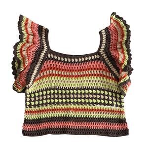 RAILS Womens Crochet Top Size Small